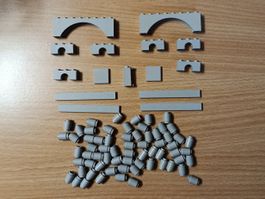 LEGO Castle - diverse Teile (alt-hellgrau)