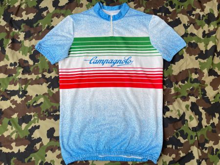Vintage 80s Campagnolo Bike jersey Sz XXL