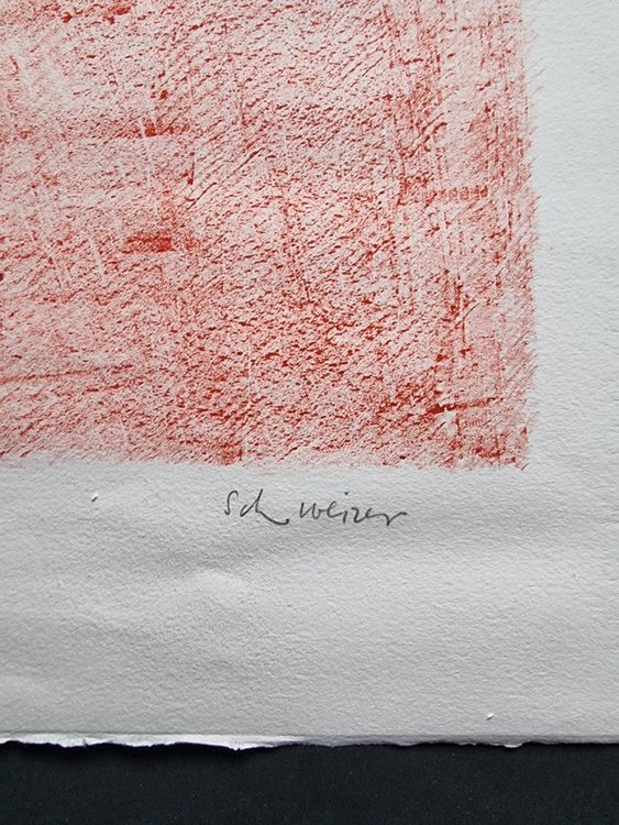 HANS SCHWEIZER LITHOGRAPHIE SIGNIERT NUMMERIERT 5