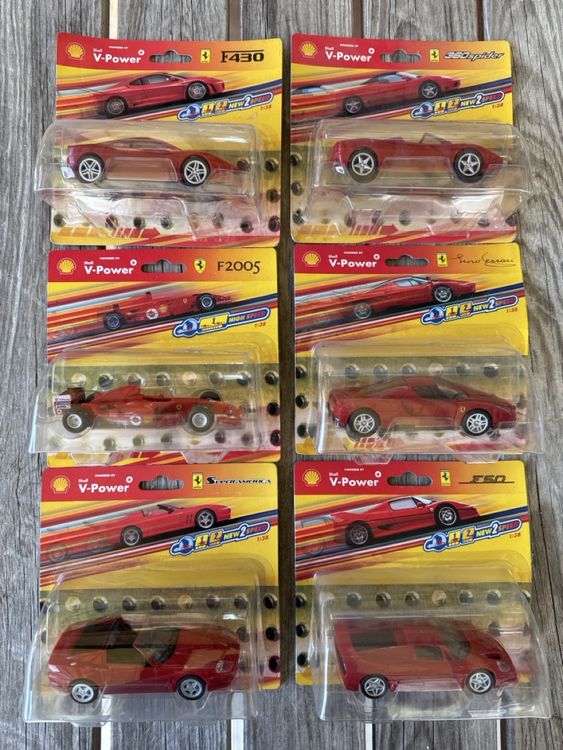 Shell Ferrari Modellauto, Sammlerstücke, komplett, neu! (Neu und ...