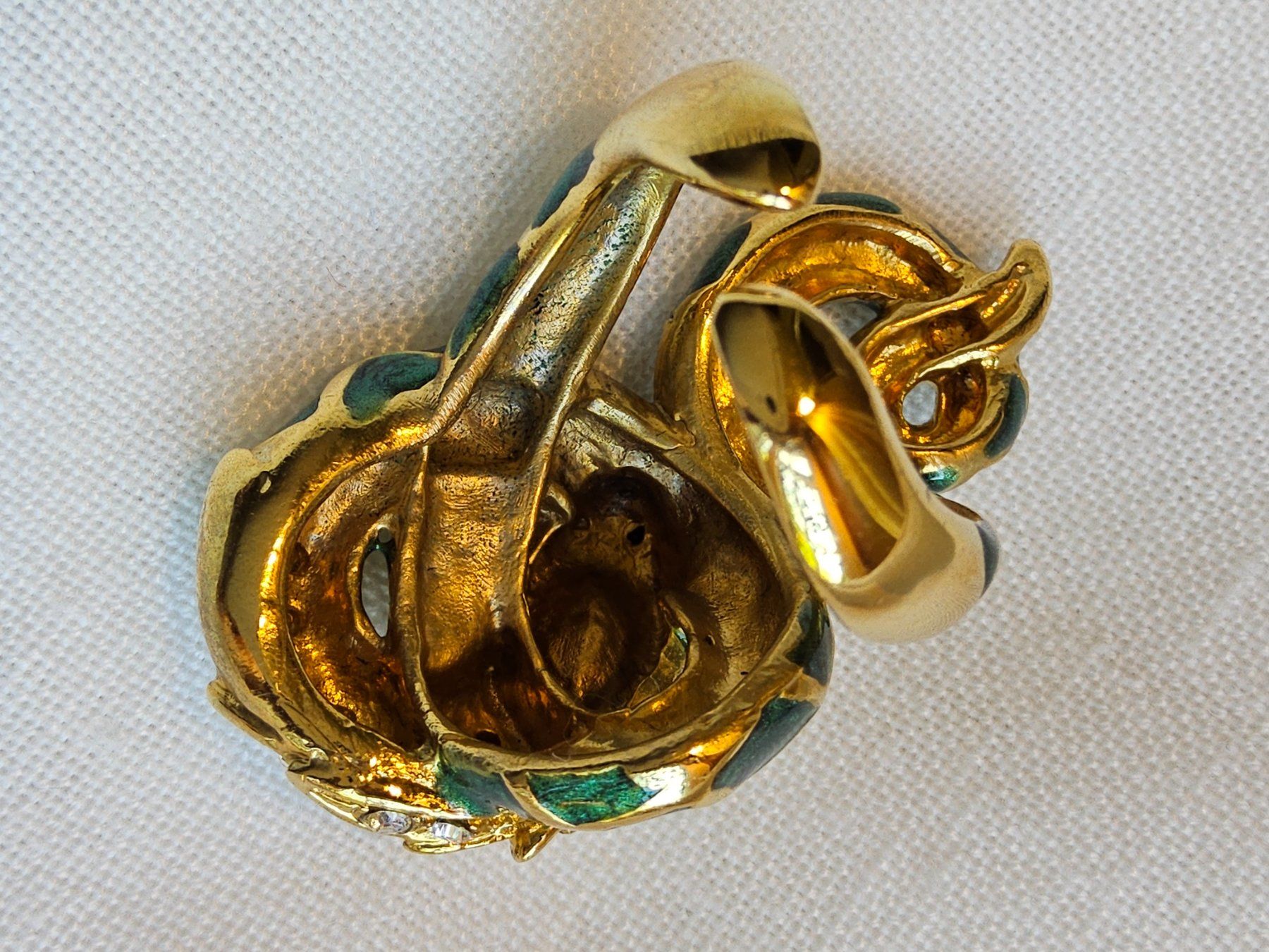 Anelli: Roberto Cavalli Cocktail Statement Schlangen Ring Gr. 51 – Usato da Zürich venduto da SciTec 8