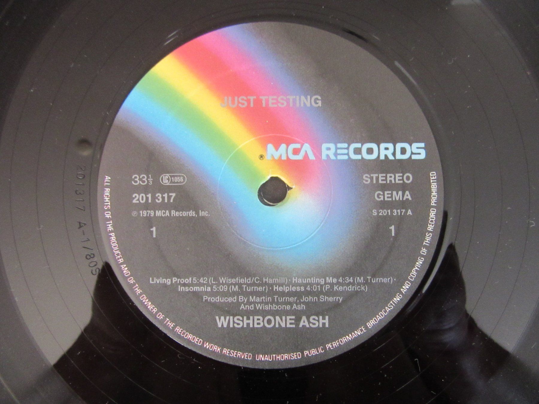 Schallplatten: Langspielplatte "WISHBONE ASH" - JUST TESTING – Gebraucht aus Degersheim von Tforelle 5