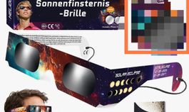 2erPack Sonnenfinsternisbrille zur Sonnenfinsternis neu!