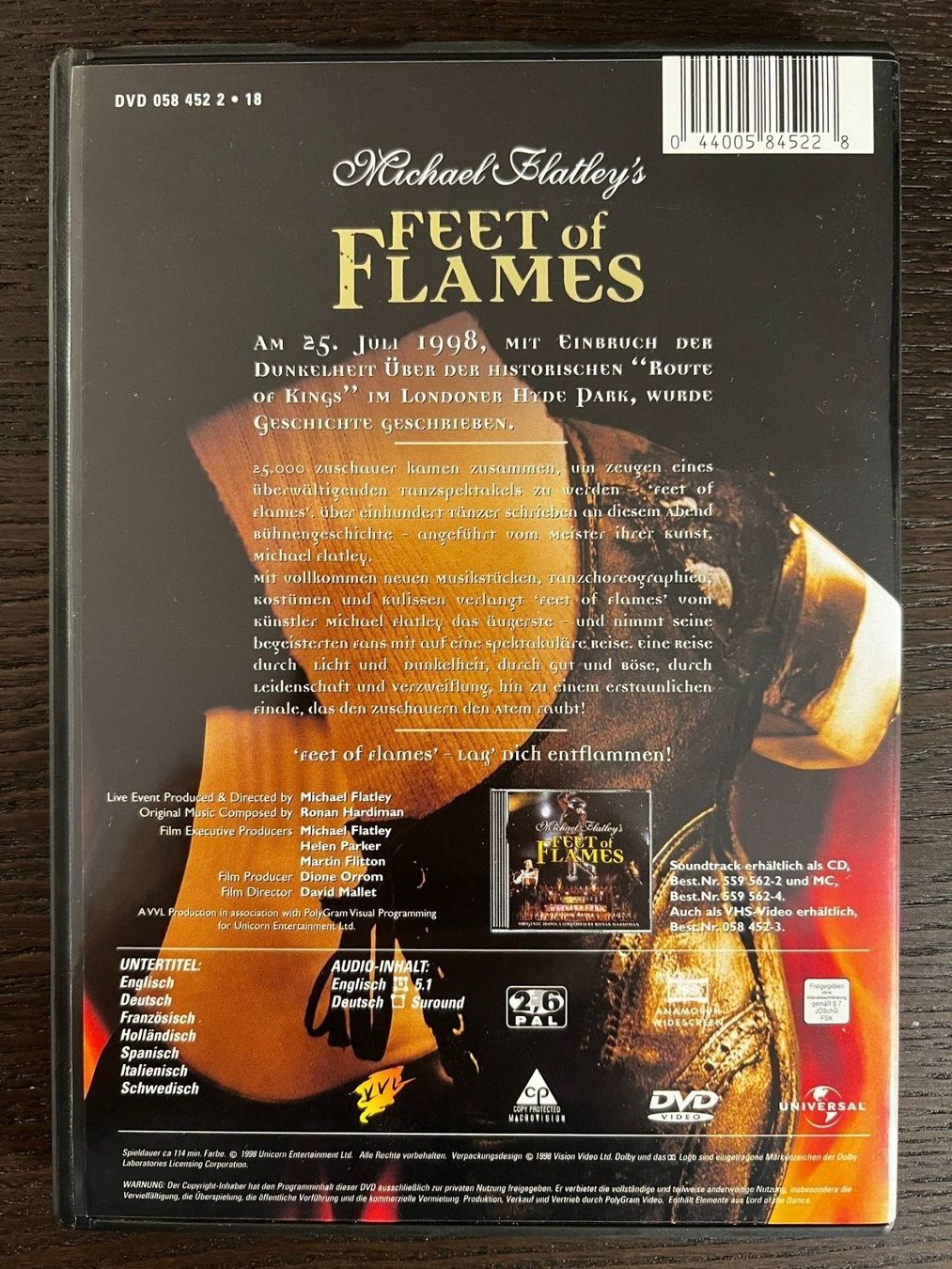Alle DVDs: Feet of Flames – Gebraucht aus Zürich von FilmFreunde 1