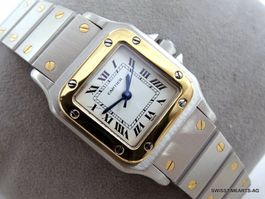 CARTIER SANTOS 18K/SS 09021 AUTOMATIK DAMENUHR