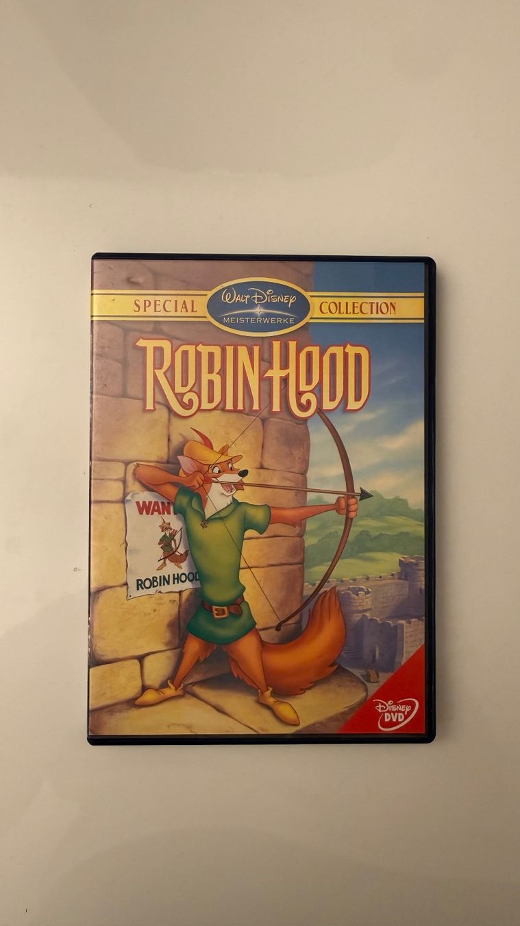 Tutti i DVDs: Robin Hood DVD Disney Klassiker Animation – Usato da Schindellegi venduto da zeitlos.vintage