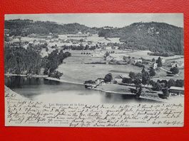 1906: Nr.83 von LES BRENETS +Courtelary mit Bahnpost-Stempel