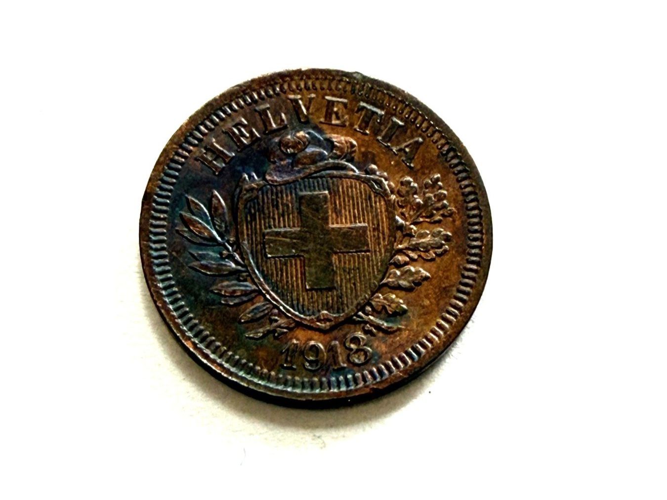 Tutti le monete: 1 Rappen 1918 – Usato da Saas-Fee venduto da edy_z6q9