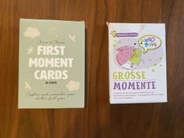 Baby Meilensteinkarten-Set,  "First Moment Cards“