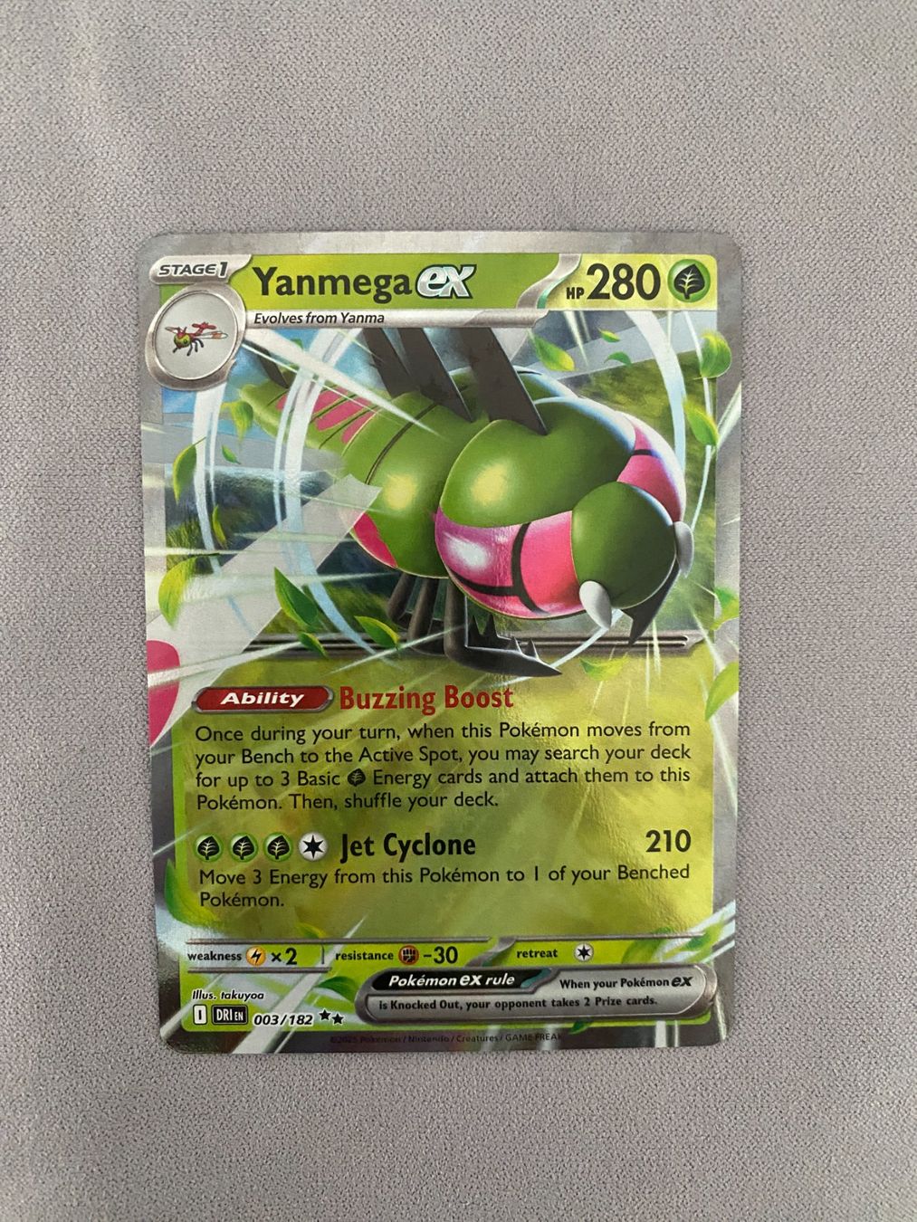 Pokémon Destined Rivals / Yanmega ex 003/182 EN (Neu (gemäss ...