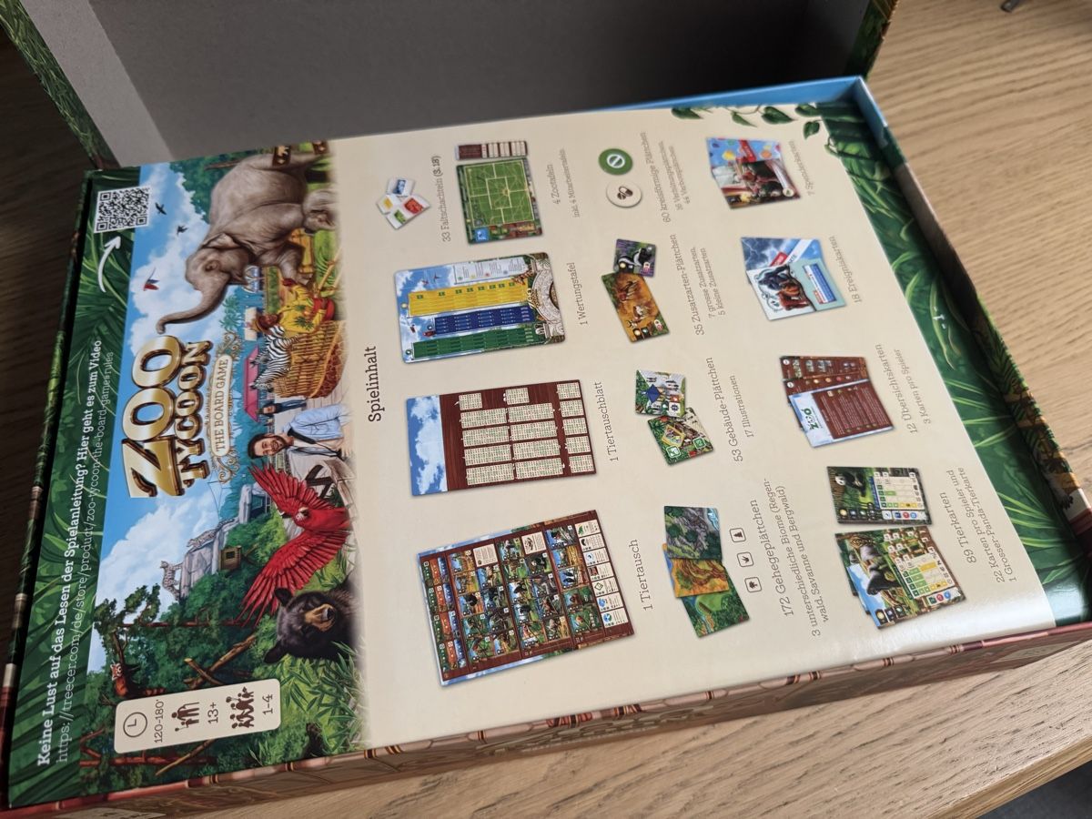 Giochi: Zoo Tycoon The Board Game Brettspiel – Nuovo (secondo la descrizione) da Pfungen venduto da HM-Auctioneer 2