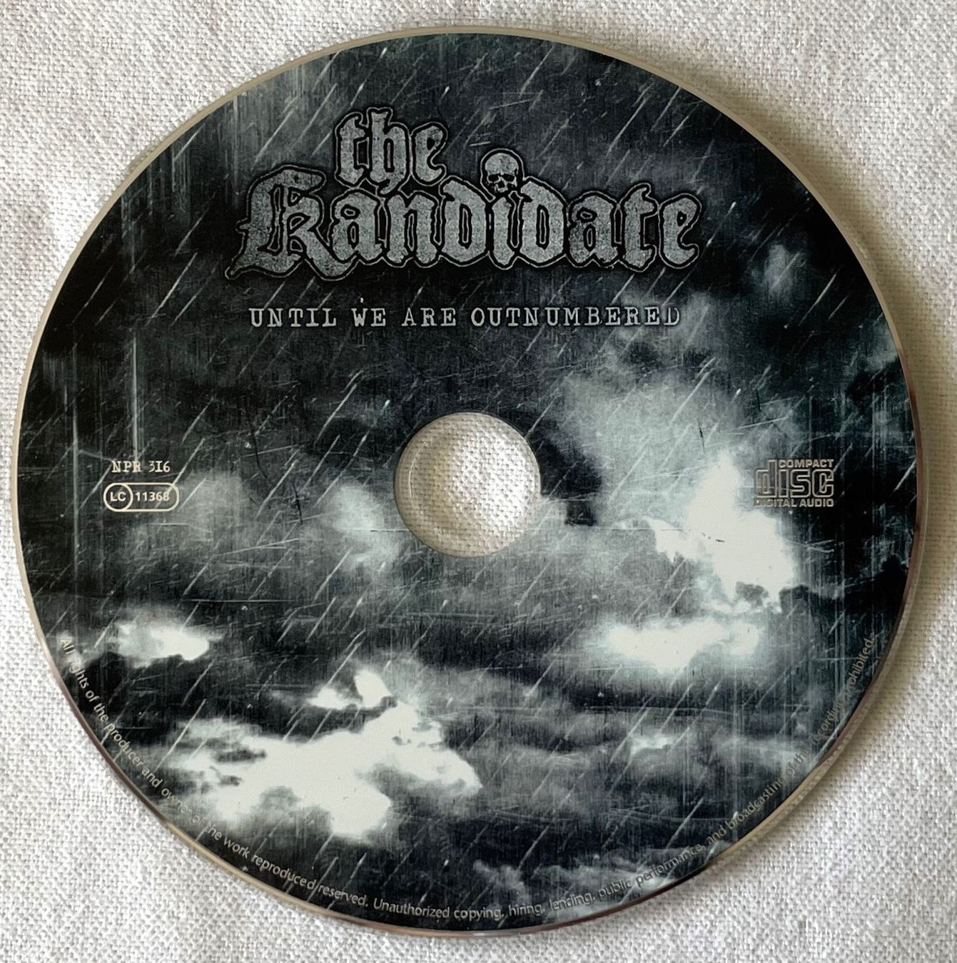 CDs: The Kandidate – Until We Are Outnumbered - CD - 2010 – Gebraucht aus Uster von Zardodel 1