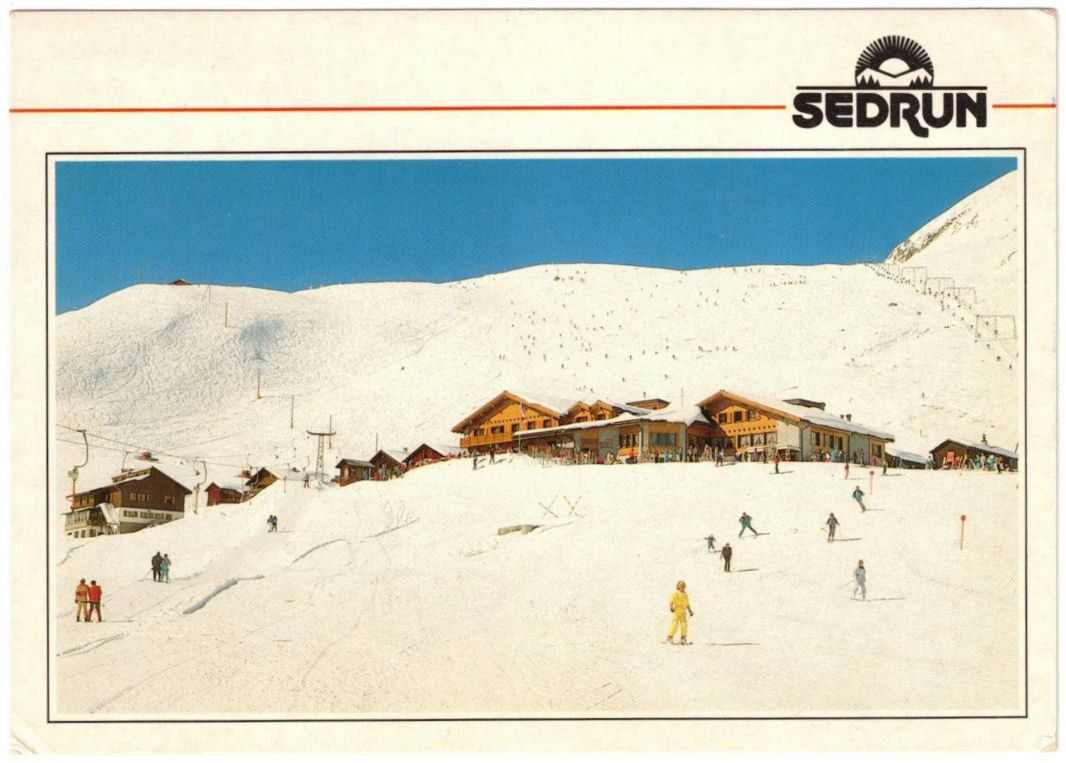 Cartoline postali: Dieni - Milez mit Skilift Cuolm--Val – Usato da Binningen venduto da Mountainrider