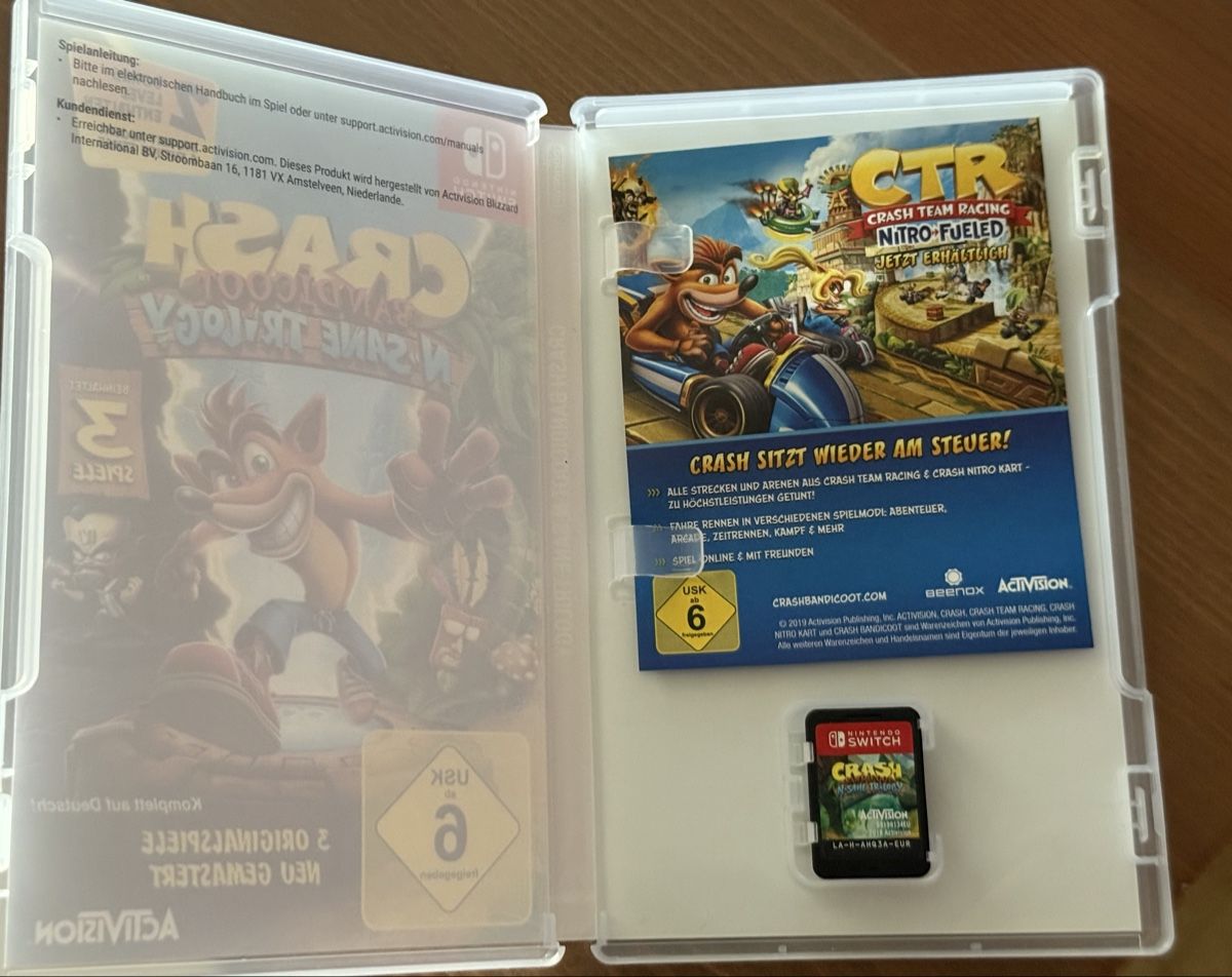 Nintendo Giochi: Crash Bandicoot N. Sane Trilogy – Nuovo (secondo la descrizione) da basel venduto da NaLuBa1 2