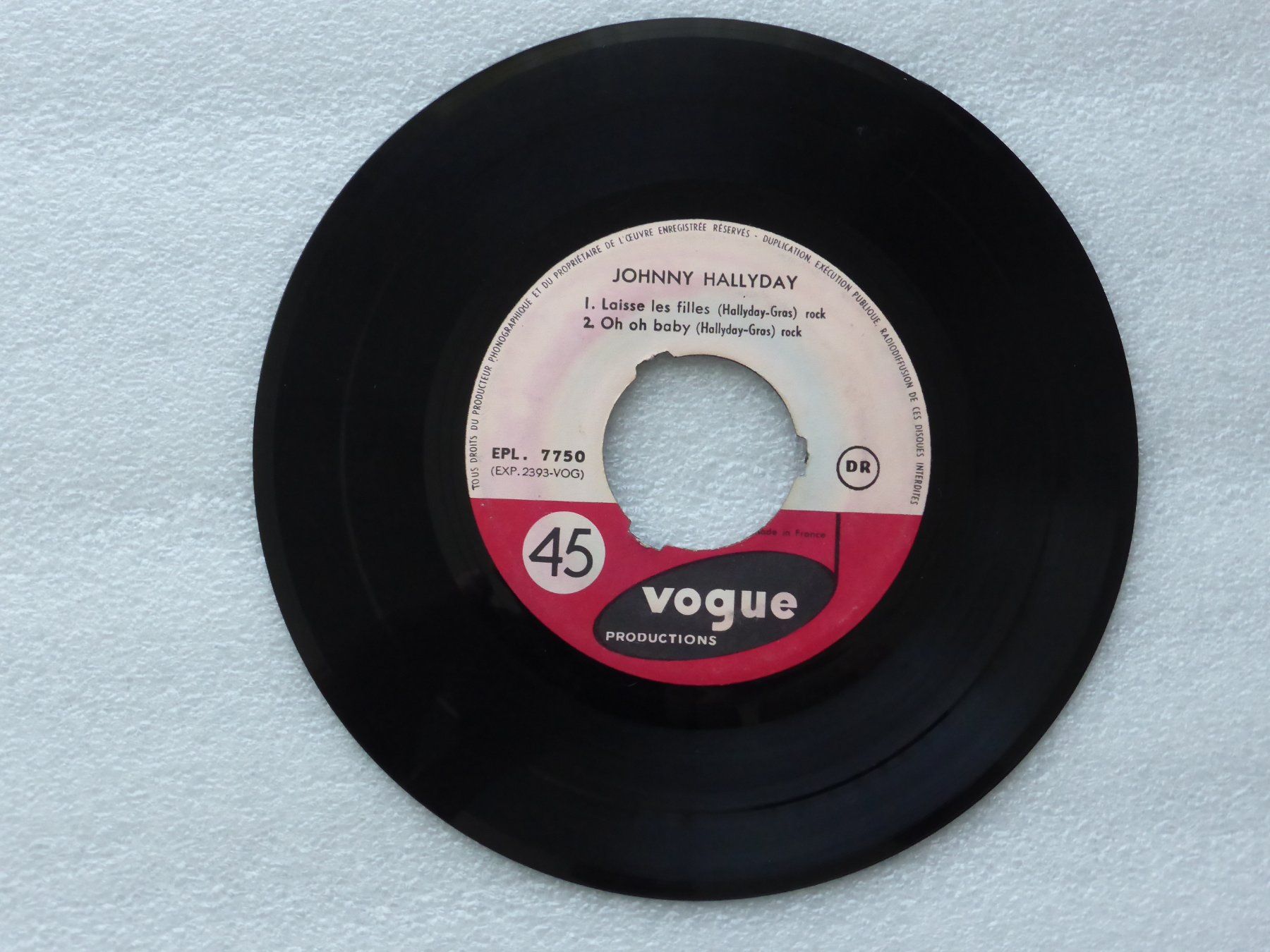 Dischi in vinile: Vinyl Single   EP  JOHNNY HALLYDAY – Usato da Küssnacht am Rigi venduto da Mondkinder 2