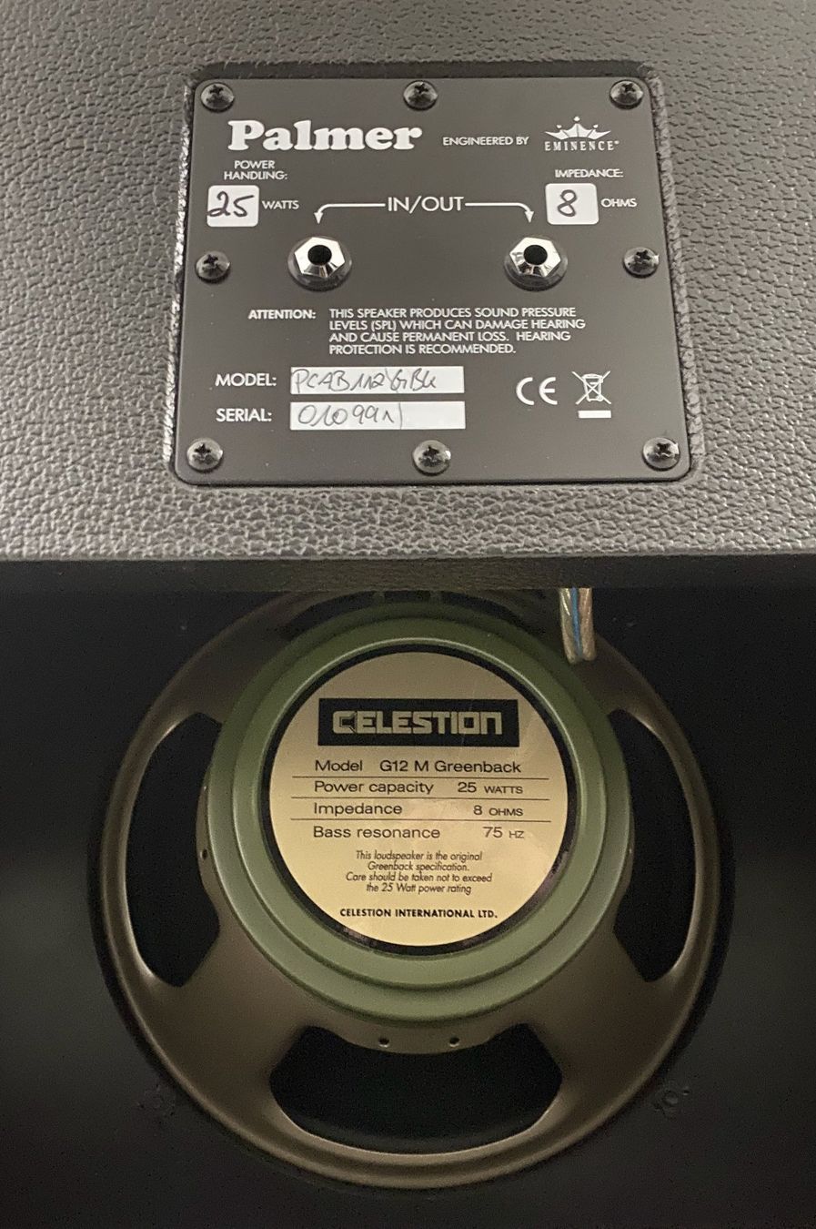 Palmer Casse acustiche: PALMER Gitarren Lautsprecher – Usato da Dietikon venduto da Ilsru 4