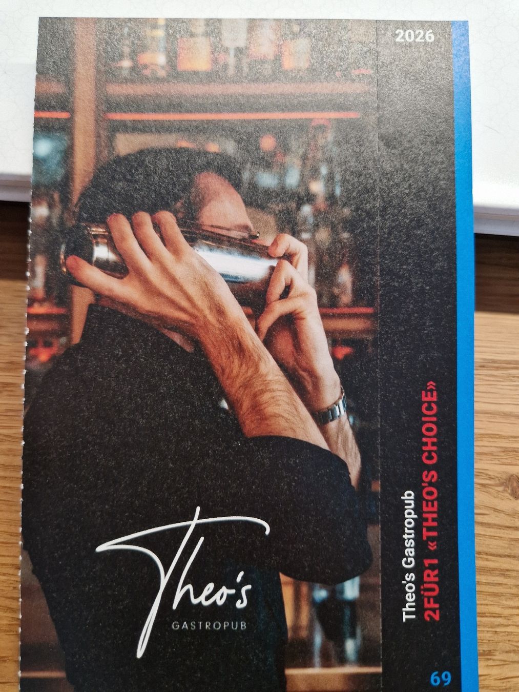 Gutscheine: 2für1 Theo's Gastropub – Neu und originalverpackt aus Kulmerau von Doene7