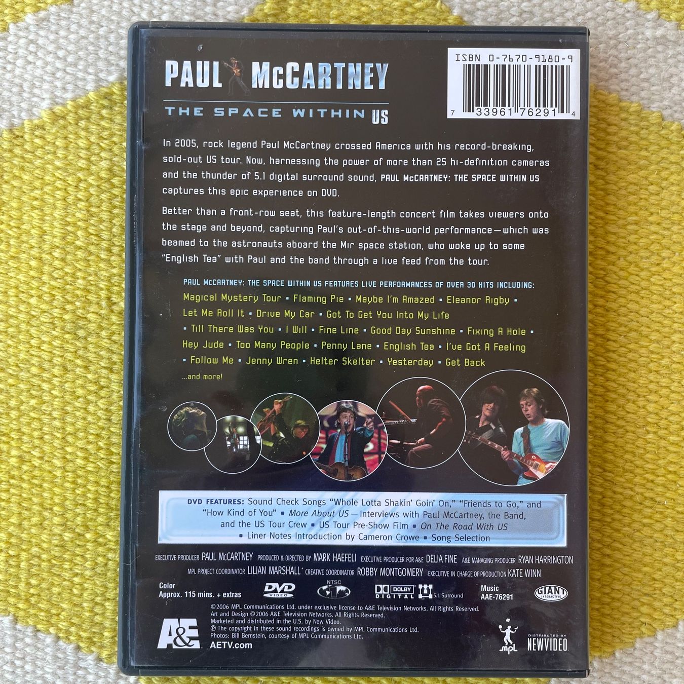 Tutti i DVDs: PAUL MCCARTNEY BEATLES-DVD THE SPACE WITHIN US – Usato da Rorschacherberg venduto da CD-Roli 1