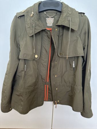 Khaki Green Spring Jacket, massimo dutti