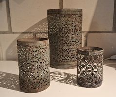 3 schöne Windlichter