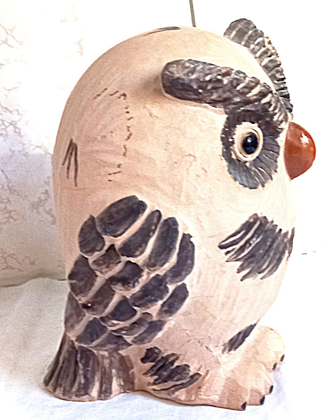 Statuette: Eule grosse Steingut – Usato da Baar venduto da 2cvbaar 1