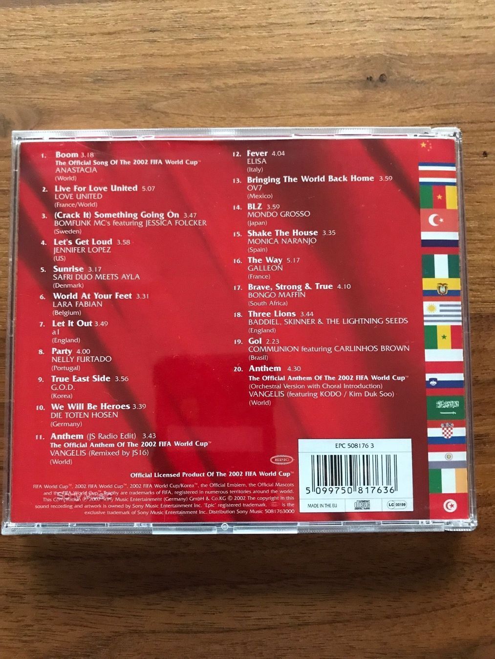 CD: CD 2002 FIFA World Cup – Usato da Merenschwand venduto da katerchen01 2