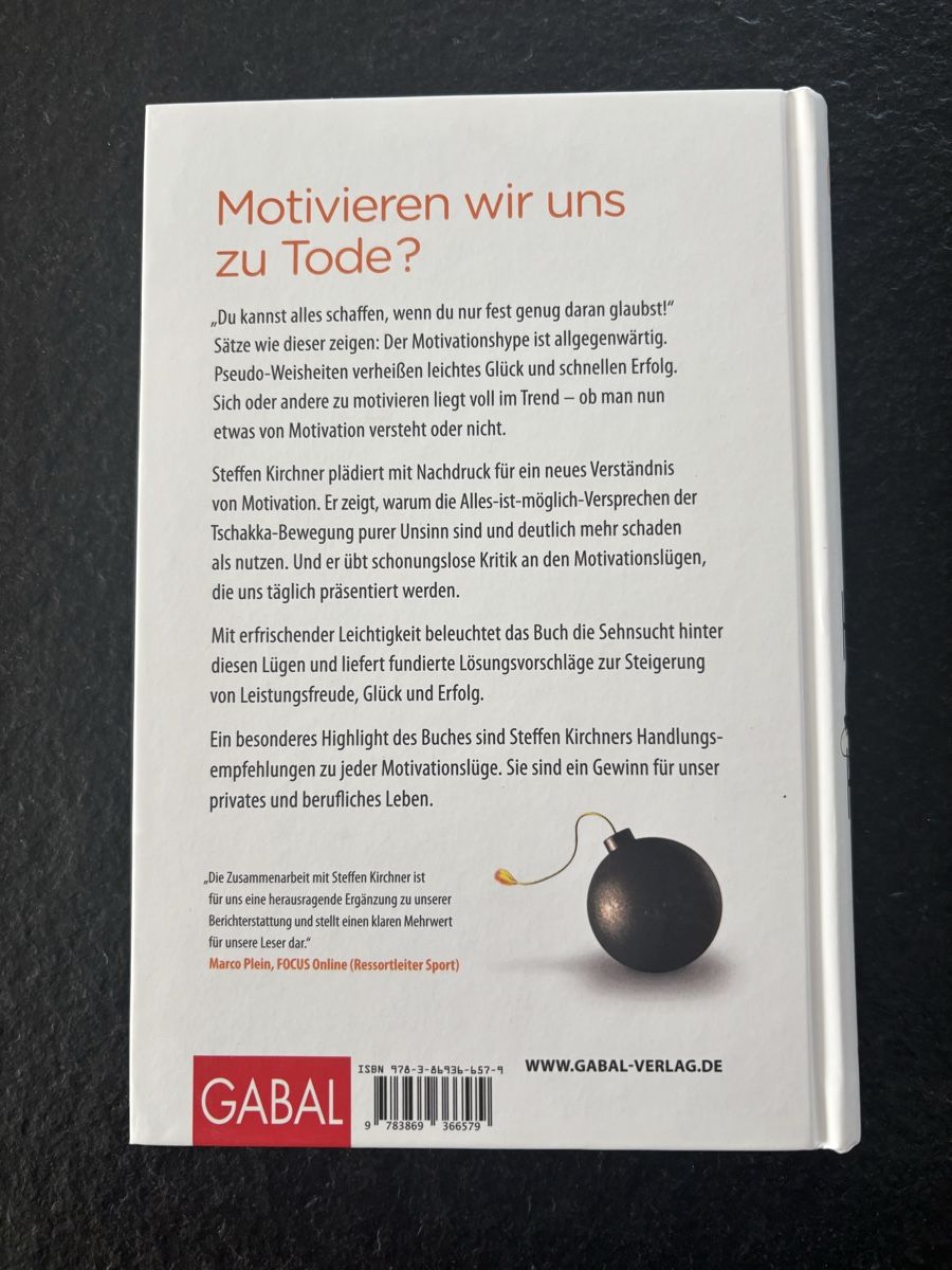 Bücher: Buch "Tot motiviert" - Steffen Kirchner – Neu (gemäss Beschreibung) aus Stachen von stachi08 1