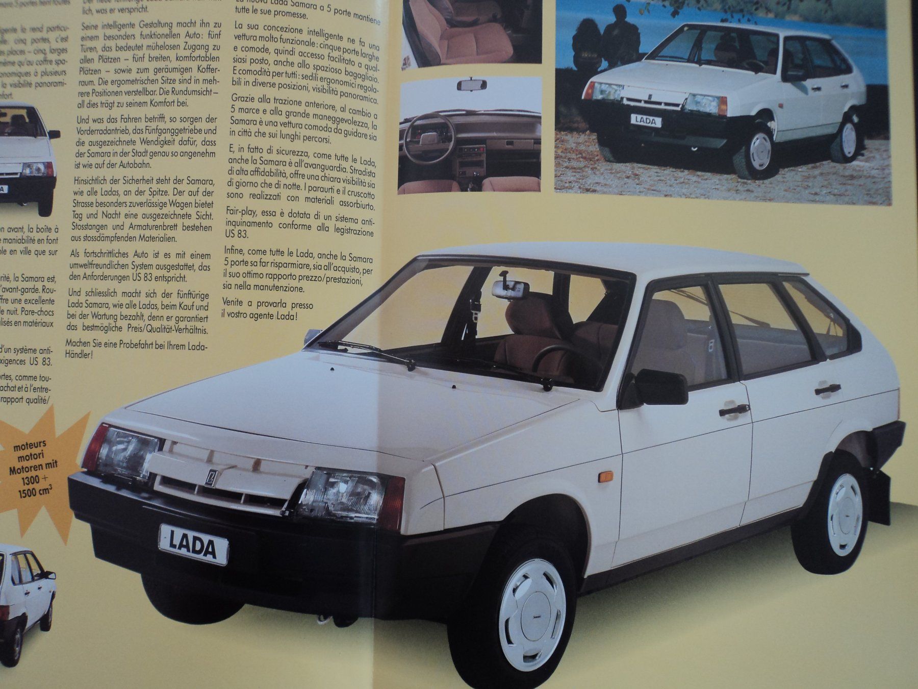 Lada Documenti: Prospekt Lada Samara 1984–2004 – Usato da Schwarzenburg venduto da modelCARama