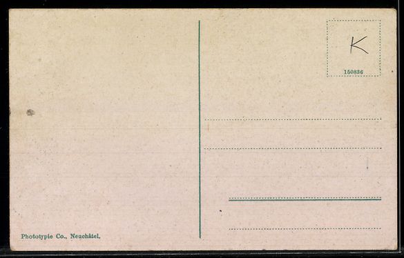 Cartoline postali: AK Les Verrières, Vue generale – Usato da Berlin venduto da bartko-reher 1