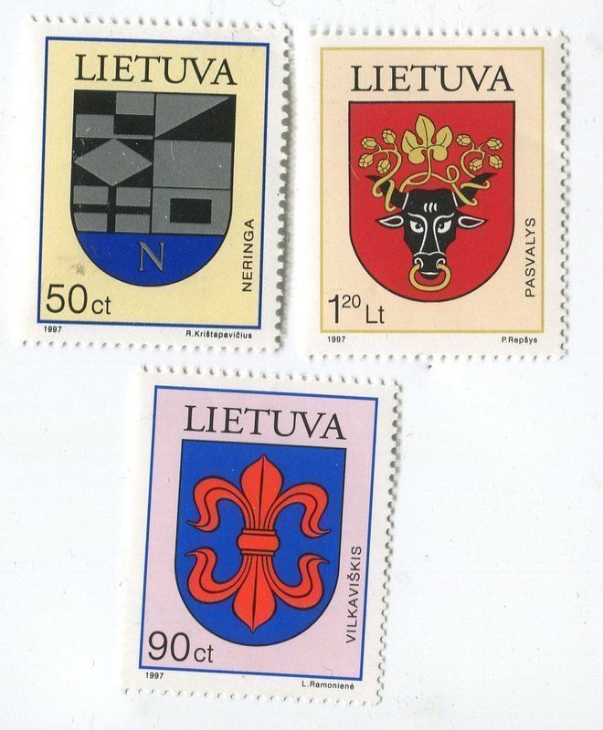 Alle Briefmarken: Briefmarken "Wappen". Litauen – Neu und originalverpackt aus Basel von Butsch5