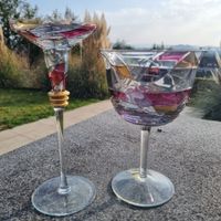 K&K STYLING GERMANY/ART GLAS , KELCHE+KERZENSTÄNDER
