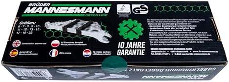 Alle Werkzeuge: Brüder Mannesmann Gabelringschlüssel Set 12-teilig – Neu und originalverpackt aus Hundwil von Mr.Wong 5