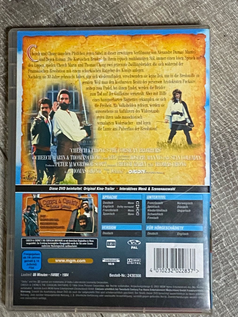 Alle DVDs: Cheech & Chong's – Gebraucht aus Muri b. Bern von AdidasCollector 2