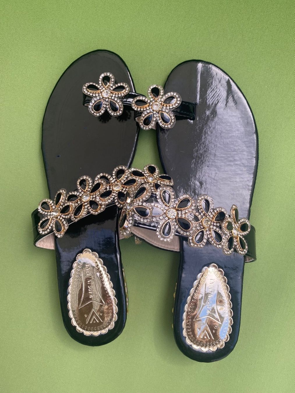 Damenschuhe: SUMMERTIME - stylische/edle Flip-Flops mit Décor, braun, 39 – Neu (gemäss Beschreibung) aus Winkel von ferrari2022 1
