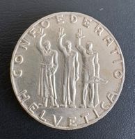 Pièce en argent frappée en 1941 (650 ans Confédération)