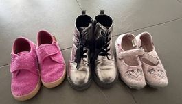 3 paires chaussures enfants taille 29-30