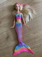 Barbie Meerjungfrau Puppe bunten Farben guter Zustand
