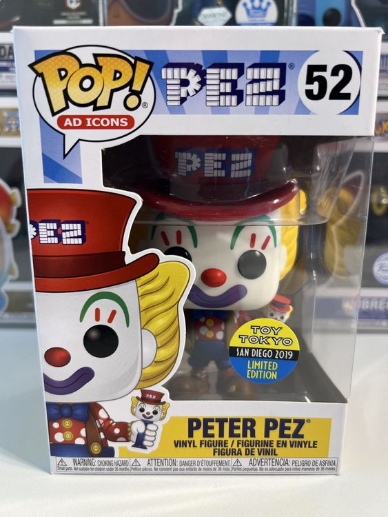 Funko Pop Ad Icons PEZ Peter Pez Vinyl Figure #42734 - Figurine Collector Exclusive SDCC