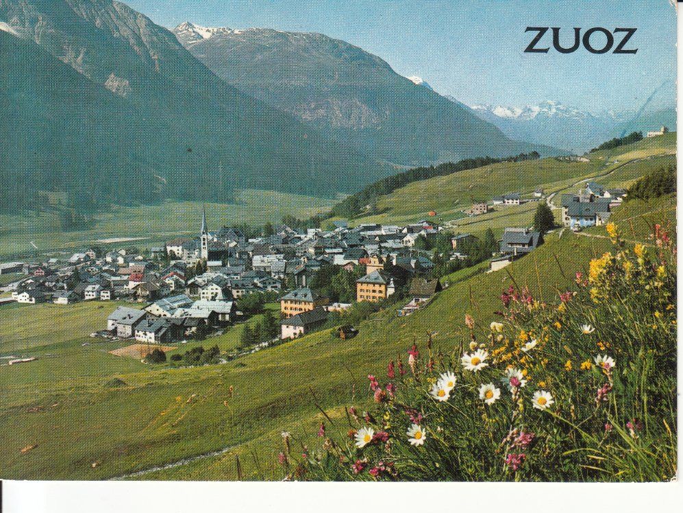 Cartoline postali: Zuoz 1975 – Usato da Bürglen TG venduto da StampGraf