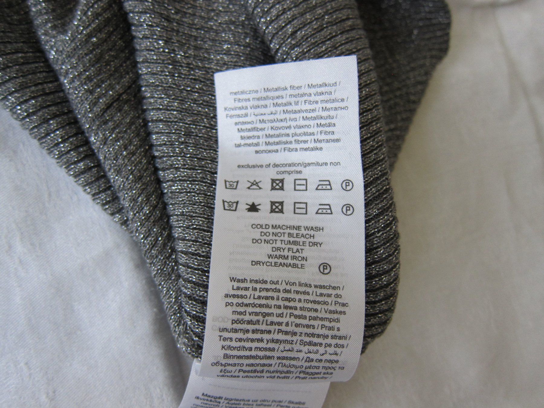 Tops: Top JDY, Anthrazitfarben, Lurex, NEU! – Neu (gemäss Beschreibung) aus Zürich von Italia58 4