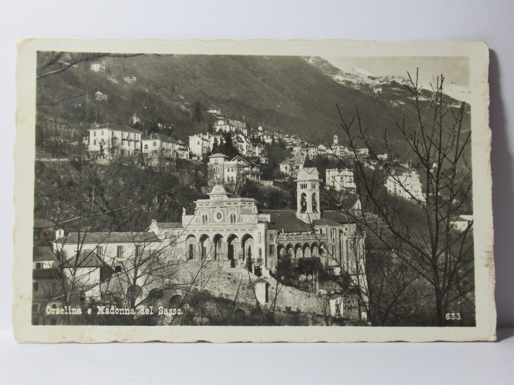 Cartoline postali: Orselina e Madonna del Sasso  1940 – Usato da Grenchen venduto da Bluemchen1900