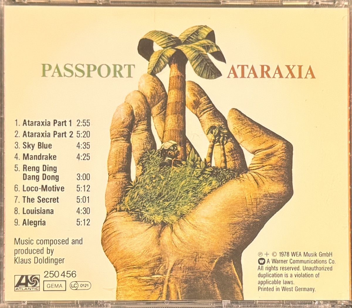 CD: CD Passport - Ataraxia – Usato da Zürich venduto da tomakomai 1