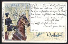 Philipp + Kramer Nr. XXV /3: Dame beim A