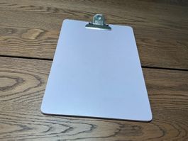 ClipBoard / Klemmbrett A4, hellrosa