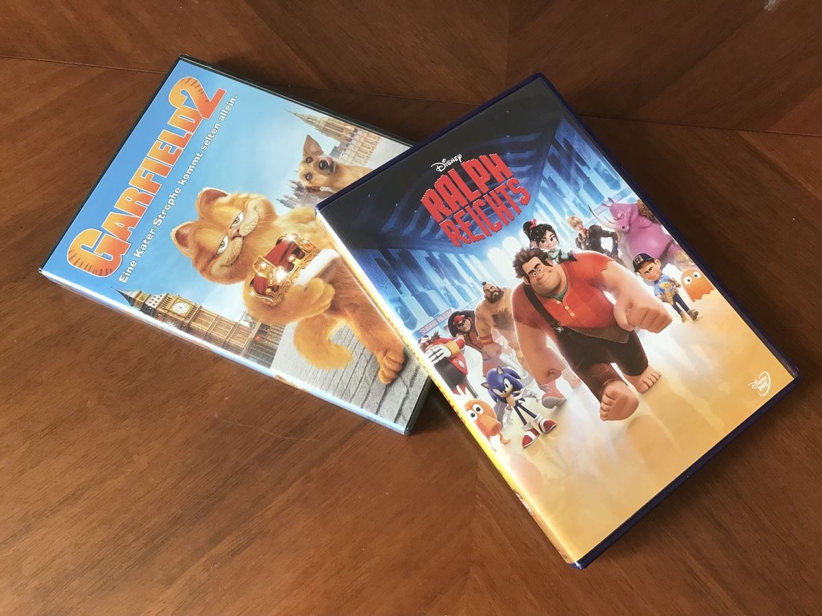 Tutti i DVDs: 2 x DVD Filme Garfield + RALPH – Usato da Laufen venduto da mercedes420