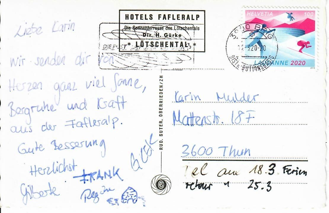 Cartoline postali: im Lötschental – Usato da Hochdorf venduto da Ziegel-16 1