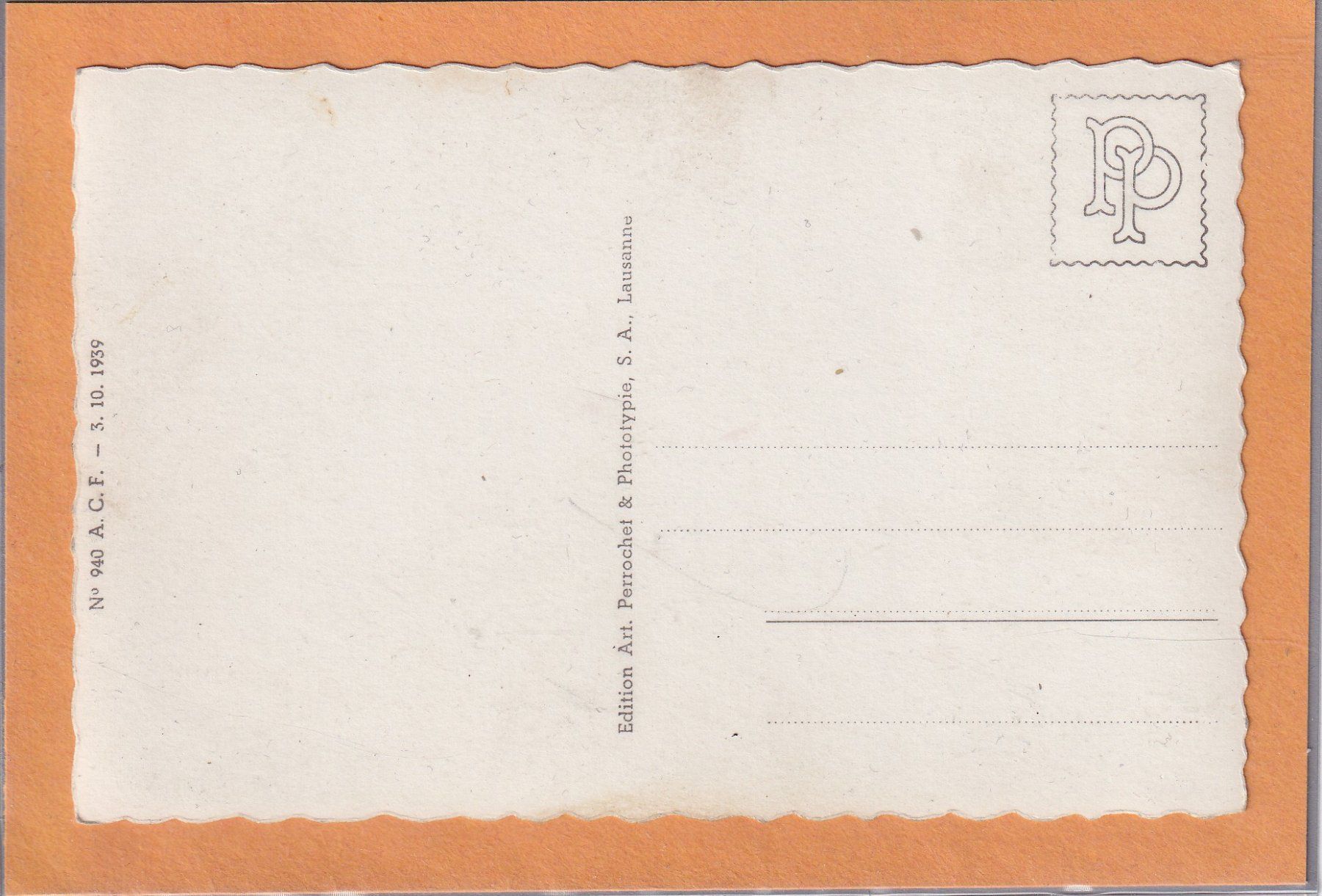 Cartoline postali: Sion (VS) Le Rhône - 1945 – Usato da Orvin venduto da Pyaeschli 1