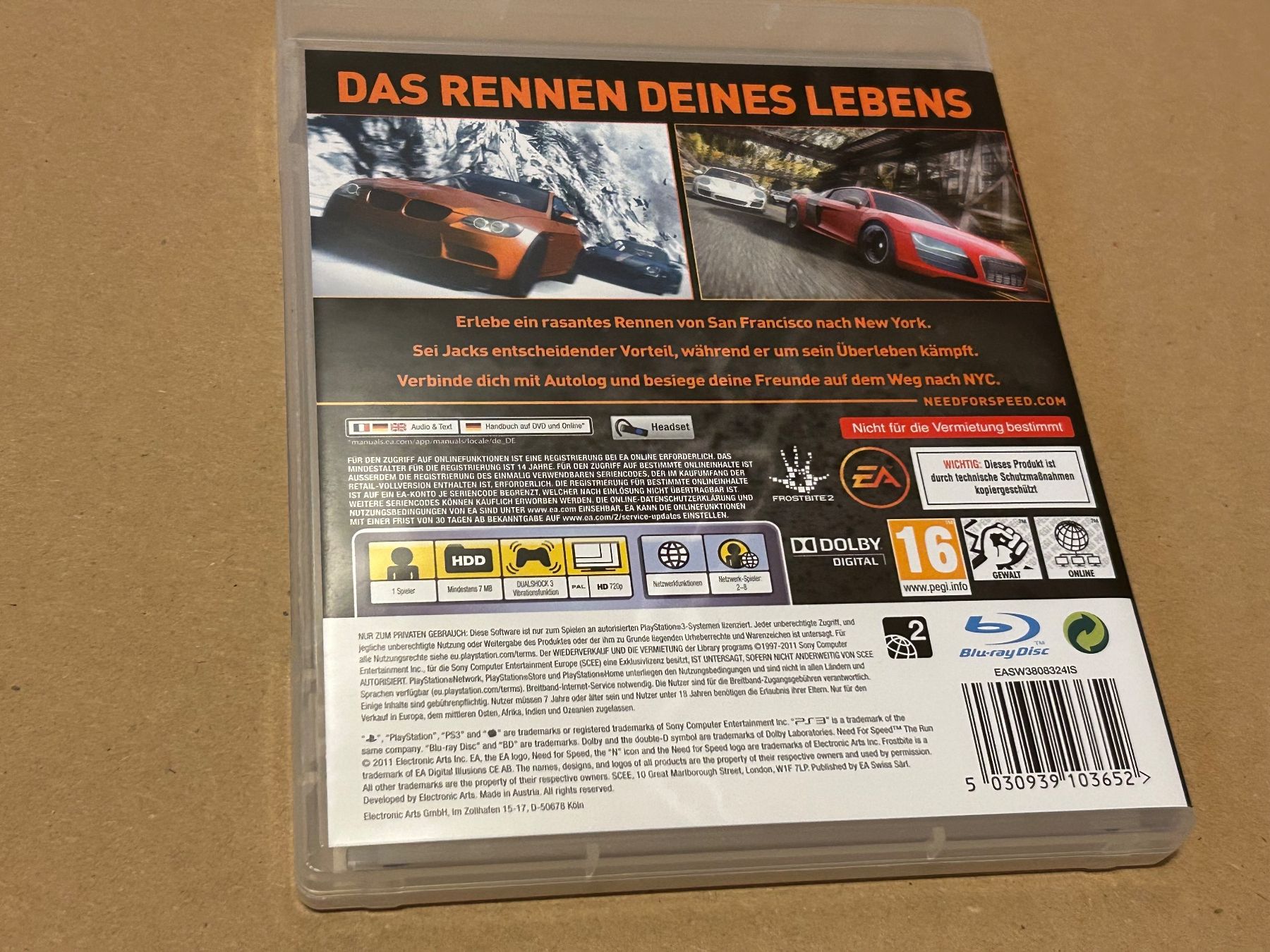 Sony Giochi: Need For Speed: The Run (PS3) – Usato da Biasca venduto da BagOfTruth 1