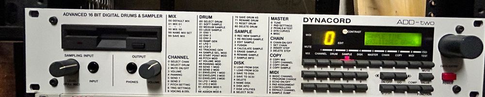 super rare Dynacord ADD-Two Sampler 16bit E-Drum ab Service (Defekt) in ...