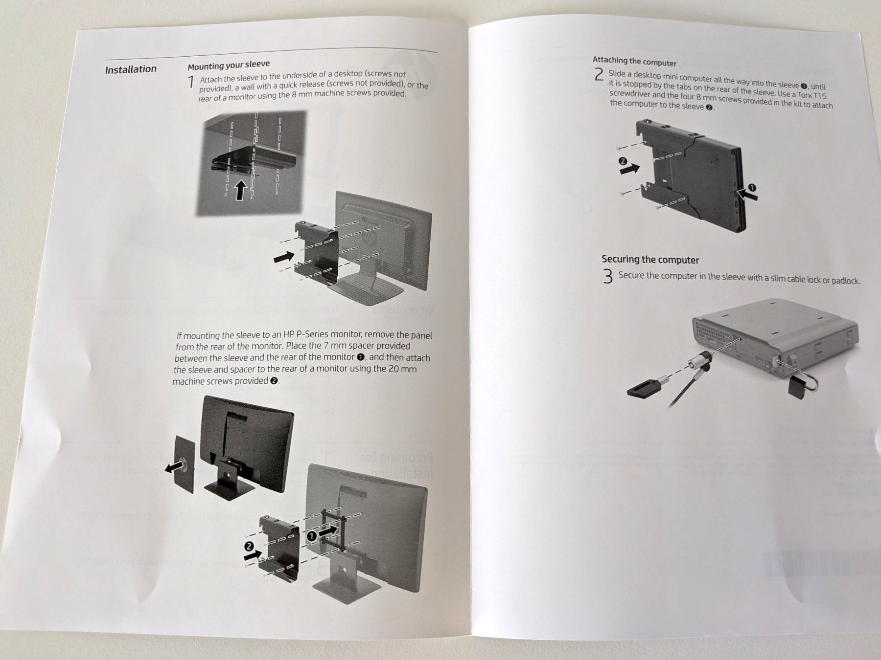 Supporti a parete: HP Desktop-Mini doppelte VESA-Hülle - NEU – Nuovo e nell'imballaggio originale da Winterthur venduto da in4matiker 7